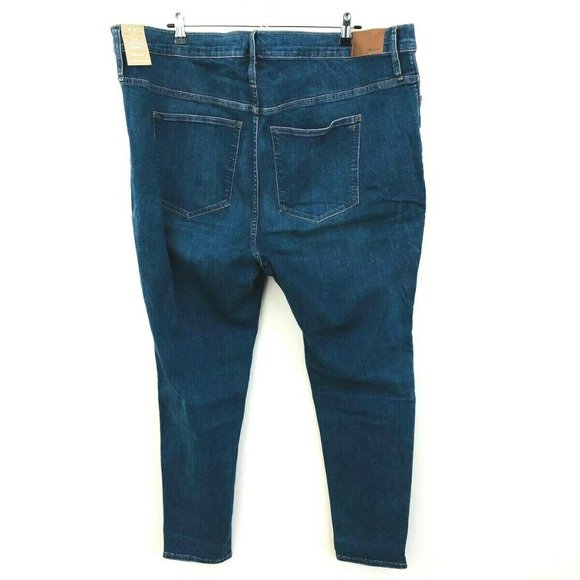 NWT! MADEWELL Mid-Rise Skinny Jeans Plus Size 24 - Picture 3 of 6